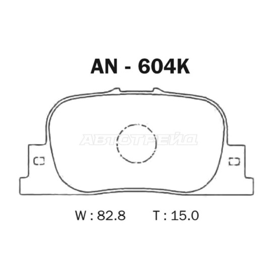 Колодки тормозные зад TOYOTA VISTA ARDEO/CAMRY/WINDOM 98- AKEBONO