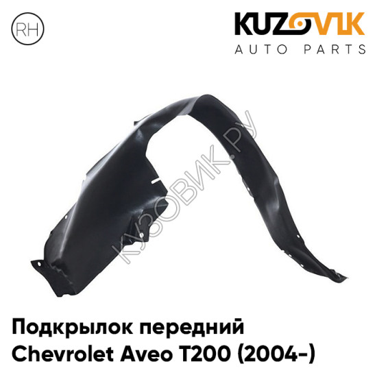 Подкрылок передний правый Chevrolet Aveo T200 (2004-) KUZOVIK